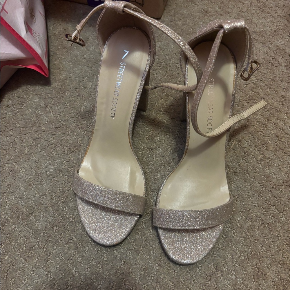 Glittery Heels.